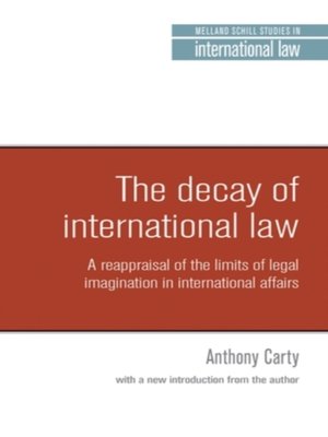 cover image of decay of international law